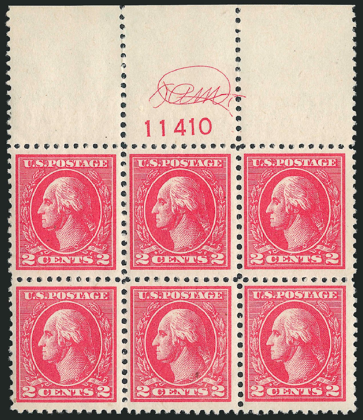 Value of US Stamps Scott 528A - 2c 1920 Washington Offset Perf 11. Robert Siegel Auction Galleries, Mar 2011, Sale 1007, Lot 2816