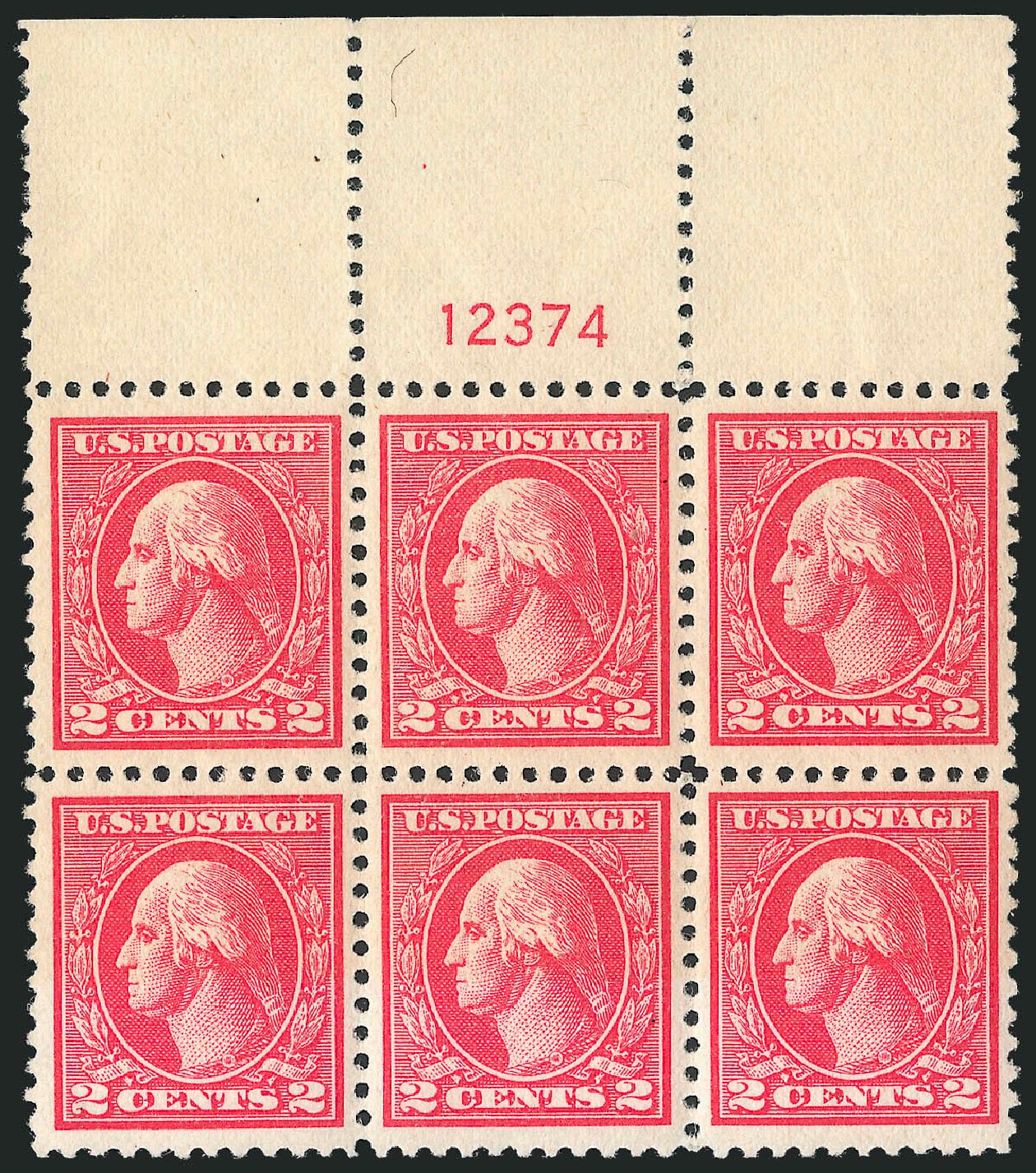 Costs of US Stamp Scott Catalog #528B: 2c 1920 Washington Offset Perf 11. Robert Siegel Auction Galleries, Jun 2012, Sale 1026, Lot 1457
