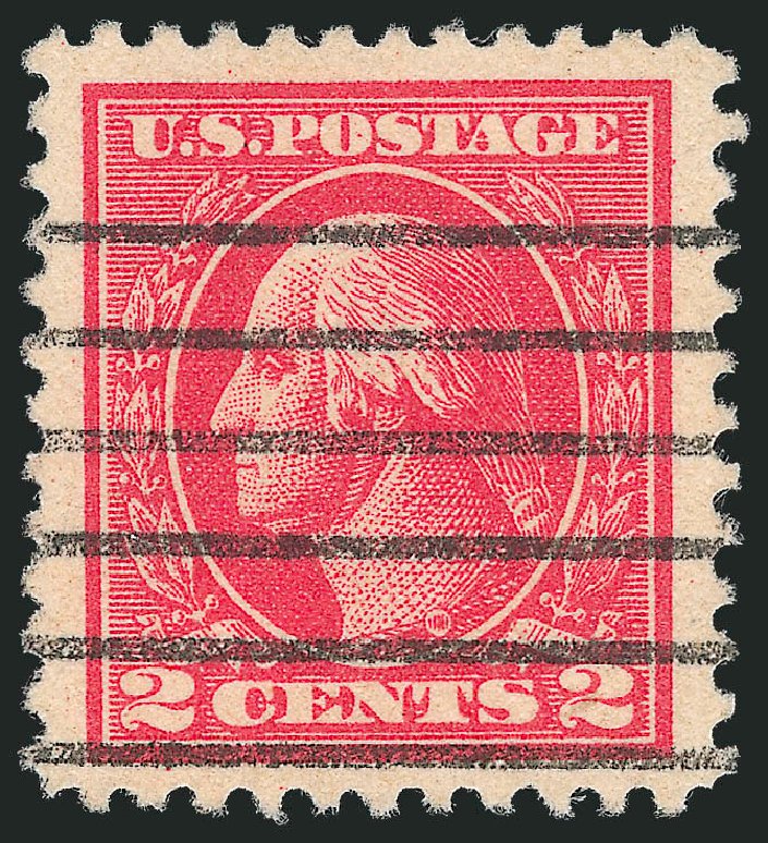 US Stamps Values Scott Cat. # 528B: 1920 2c Washington Offset Perf 11. Robert Siegel Auction Galleries, Oct 2012, Sale 1032, Lot 3617
