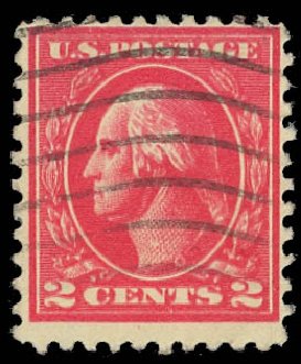 Prices of US Stamp Scott Cat. 528B: 1920 2c Washington Offset Perf 11. Daniel Kelleher Auctions, Apr 2012, Sale 629, Lot 384