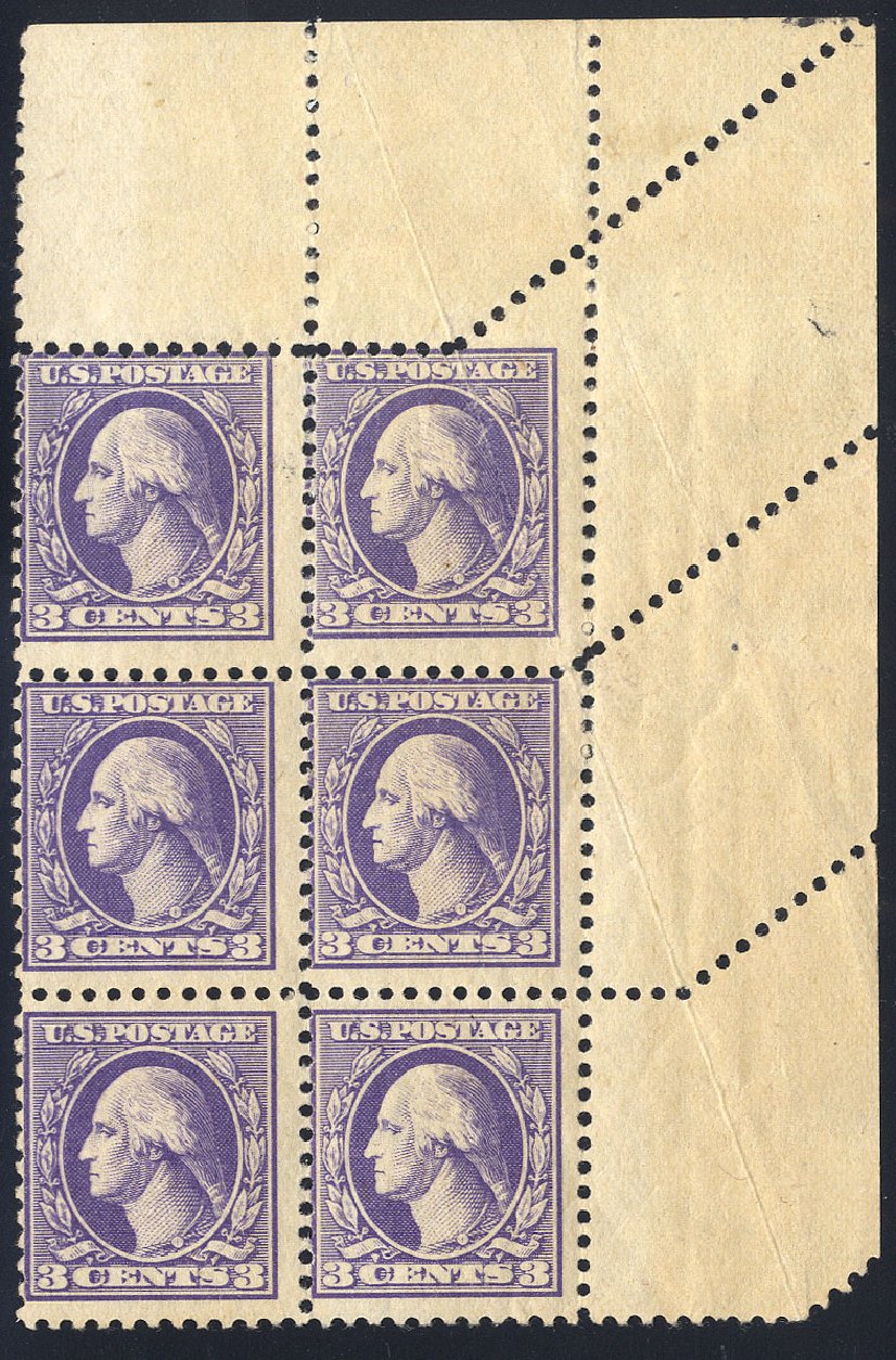 US Stamps Price Scott Catalogue # 529: 1918 3c Washington Offset Perf 11. Cherrystone Auctions, Jan 2009, Sale 200901, Lot 229