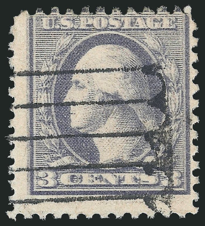 US Stamps Value Scott Catalog # 529 - 3c 1918 Washington Offset Perf 11. Robert Siegel Auction Galleries, Sep 2012, Sale 1028, Lot 449