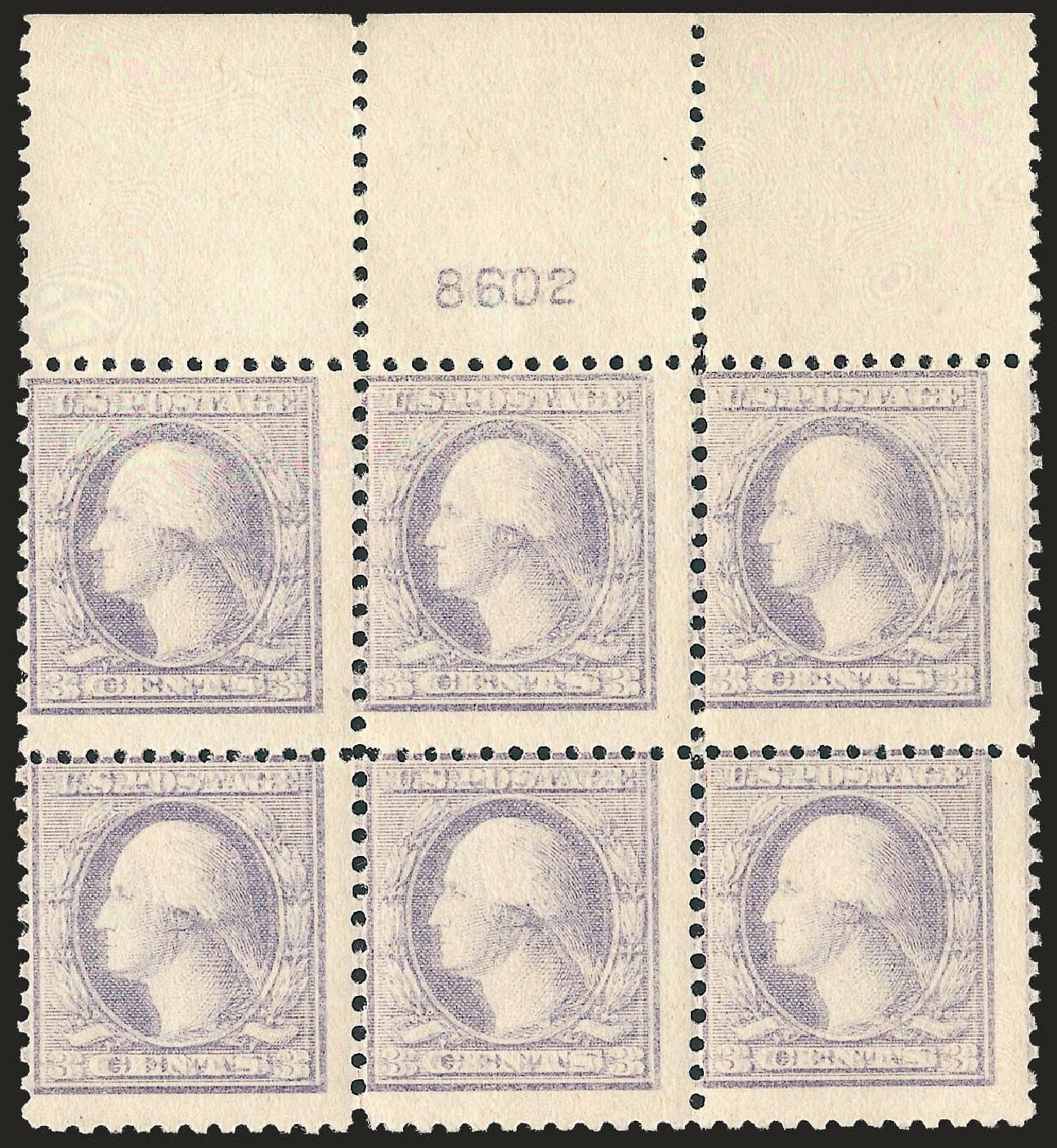 Value of US Stamps Scott Catalogue # 529: 3c 1918 Washington Offset Perf 11. Robert Siegel Auction Galleries, Sep 2009, Sale 976, Lot 2121