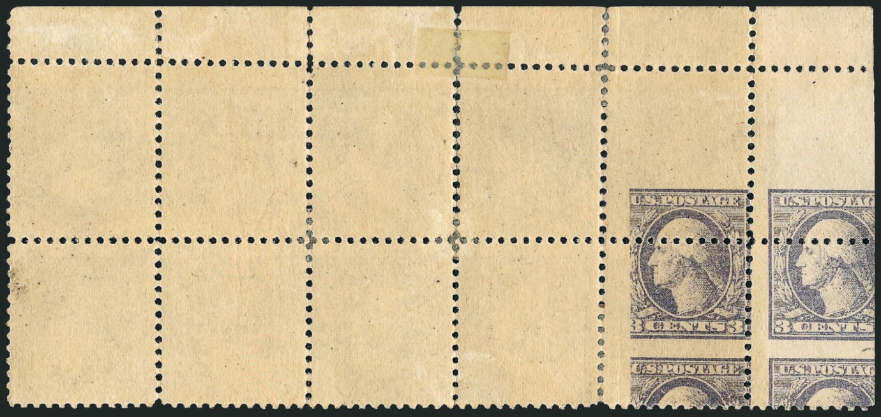 Price of US Stamps Scott Catalogue 529: 1918 3c Washington Offset Perf 11. Robert Siegel Auction Galleries, Jun 2011, Sale 1010, Lot 116