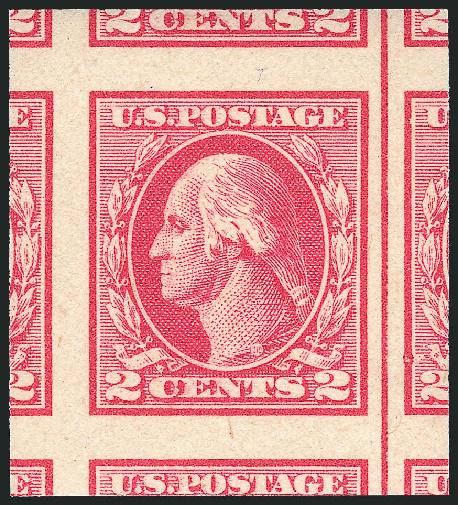 US Stamps Prices Scott Catalogue 532 - 2c 1920 Washington Offset Imperf. Robert Siegel Auction Galleries, Dec 2008, Sale 967, Lot 4902