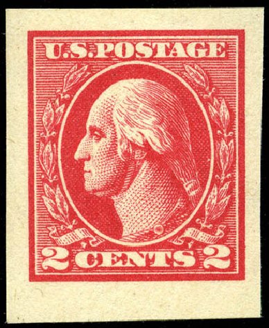 Values of US Stamps Scott Catalogue #533: 1920 2c Washington Offset Imperf. Matthew Bennett International, Jun 2008, Sale 328, Lot 1027