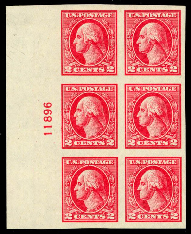 Price of US Stamp Scott Catalog 533: 2c 1920 Washington Offset Imperf. Daniel Kelleher Auctions, Mar 2013, Sale 635, Lot 637