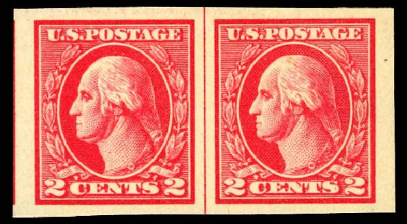 Price of US Stamp Scott Catalogue # 533 - 1920 2c Washington Offset Imperf. Daniel Kelleher Auctions, Dec 2012, Sale 633, Lot 918