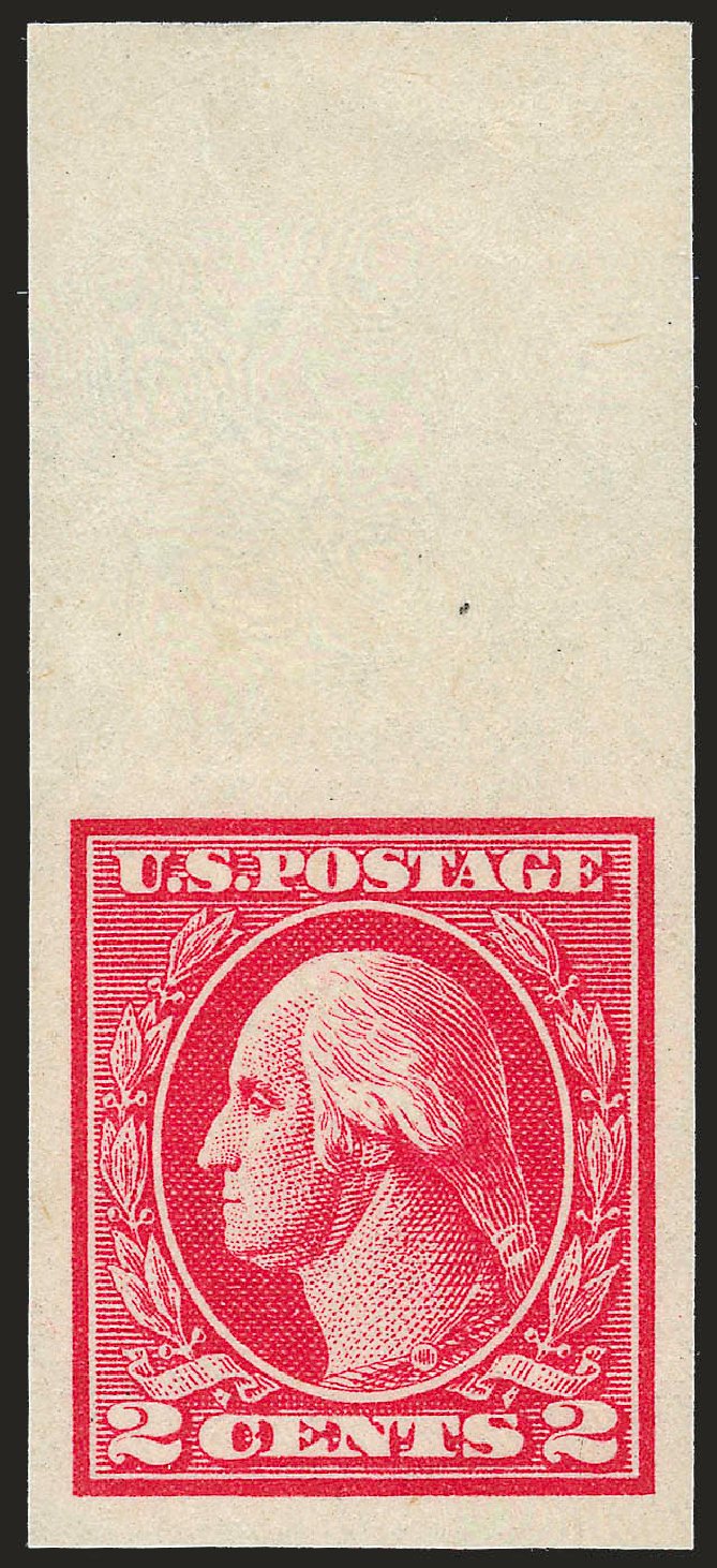 Values of US Stamp Scott Cat. 533: 2c 1920 Washington Offset Imperf. Robert Siegel Auction Galleries, Sep 2009, Sale 968B, Lot 701