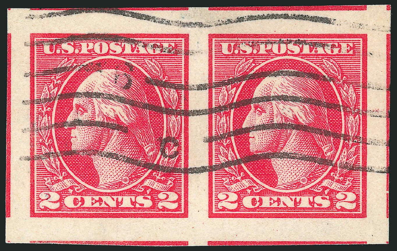 US Stamp Prices Scott Cat. # 533: 2c 1920 Washington Offset Imperf. Robert Siegel Auction Galleries, Oct 2012, Sale 1032, Lot 3624