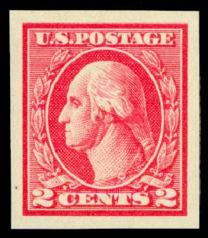 US Stamp Prices Scott Catalogue 533: 1920 2c Washington Offset Imperf. Daniel Kelleher Auctions, Sep 2013, Sale 639, Lot 3645