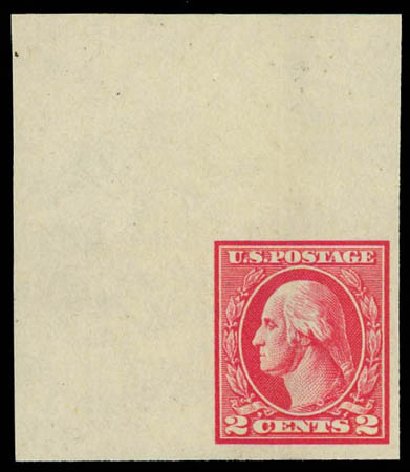 US Stamp Prices Scott Catalogue #533: 2c 1920 Washington Offset Imperf. Daniel Kelleher Auctions, Oct 2011, Sale 626, Lot 422