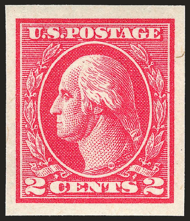 US Stamp Values Scott Catalog #533: 2c 1920 Washington Offset Imperf. Robert Siegel Auction Galleries, Jun 2009, Sale 975, Lot 1952