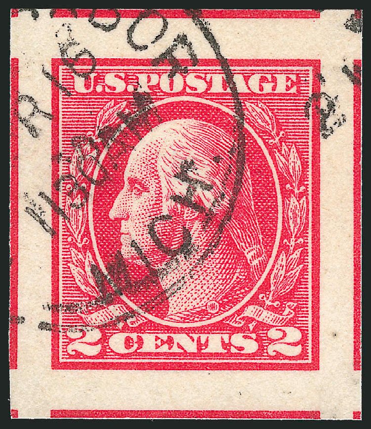Price of US Stamp Scott Catalogue # 533 - 1920 2c Washington Offset Imperf. Robert Siegel Auction Galleries, Oct 2012, Sale 1032, Lot 3623