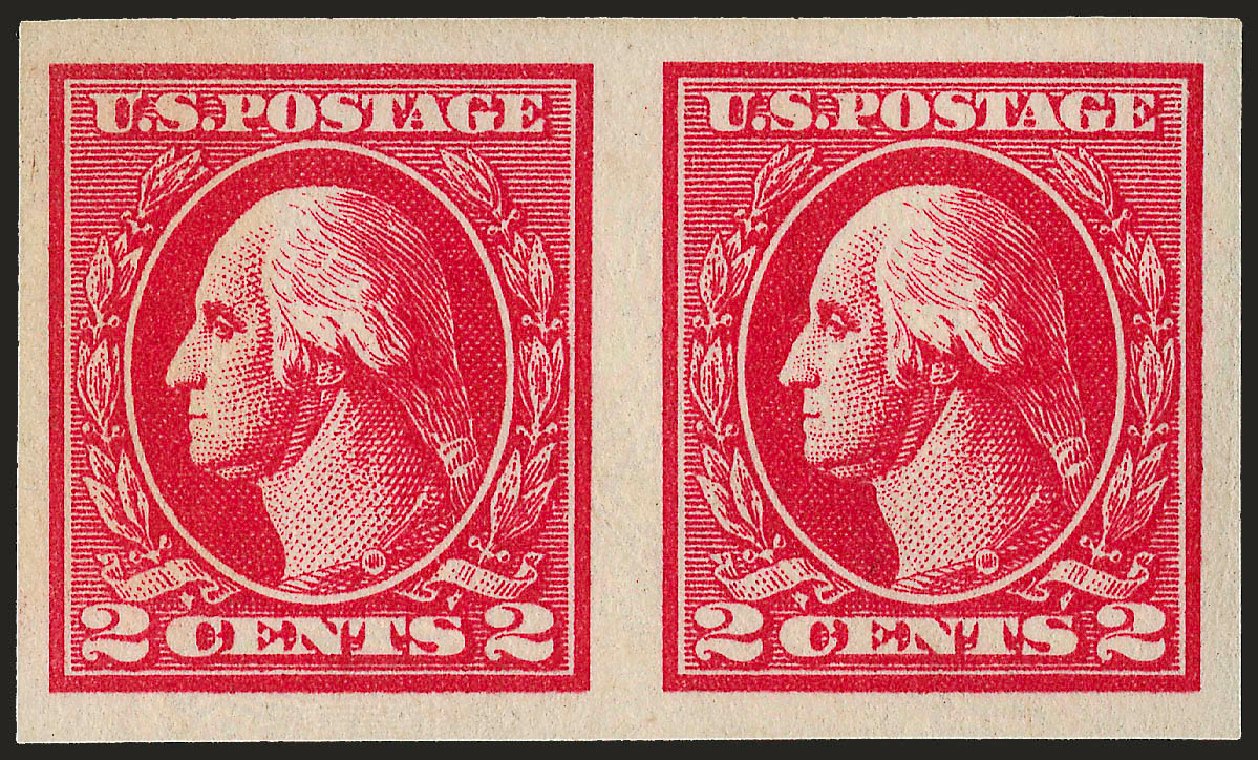 Value of US Stamps Scott Catalog #534A: 1920 2c Washington Offset Imperf. Robert Siegel Auction Galleries, Sep 2009, Sale 968B, Lot 705