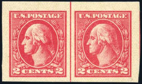 Value of US Stamps Scott Catalog #534B: 2c 1920 Washington Offset Imperf. Harmer-Schau Auction Galleries, Feb 2010, Sale 84, Lot 1629