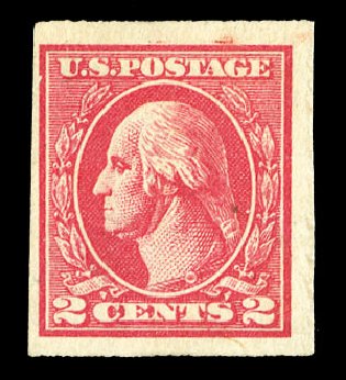 US Stamp Prices Scott Catalogue 534B: 1920 2c Washington Offset Imperf. Cherrystone Auctions, Jul 2015, Sale 201507, Lot 2170