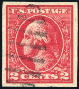 Cost of US Stamps Scott #534B: 2c 1920 Washington Offset Imperf. Harmer-Schau Auction Galleries, Feb 2010, Sale 84, Lot 1630