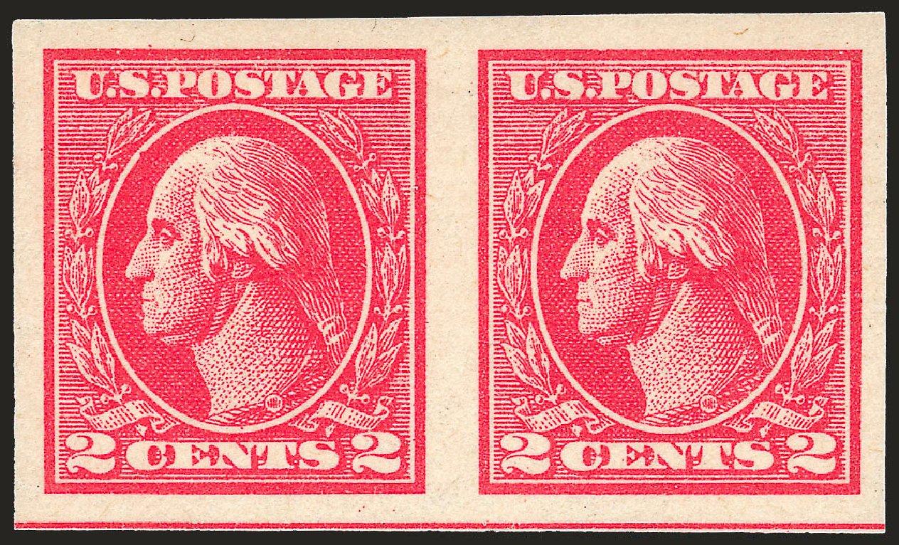 Price of US Stamp Scott Catalog # 534B - 1920 2c Washington Offset Imperf. Robert Siegel Auction Galleries, Oct 2008, Sale 963, Lot 1041