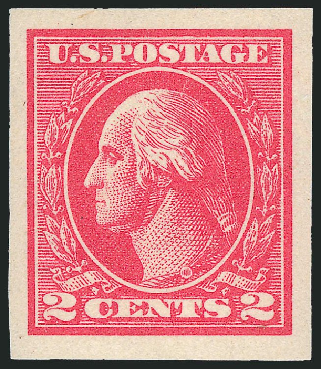 Costs of US Stamp Scott Catalogue # 534B - 1920 2c Washington Offset Imperf. Robert Siegel Auction Galleries, Apr 2009, Sale 972, Lot 3371