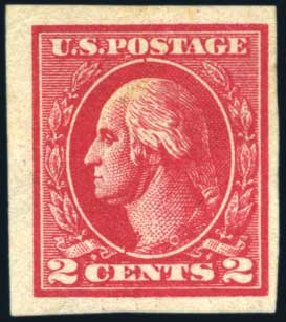 Cost of US Stamps Scott Catalogue 534B: 1920 2c Washington Offset Imperf. Harmer-Schau Auction Galleries, Aug 2011, Sale 90, Lot 1574