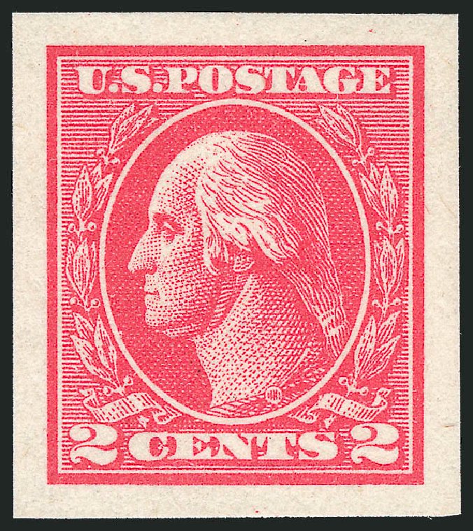 US Stamp Value Scott Catalogue # 534B: 1920 2c Washington Offset Imperf. Robert Siegel Auction Galleries, Nov 2012, Sale 1034, Lot 475