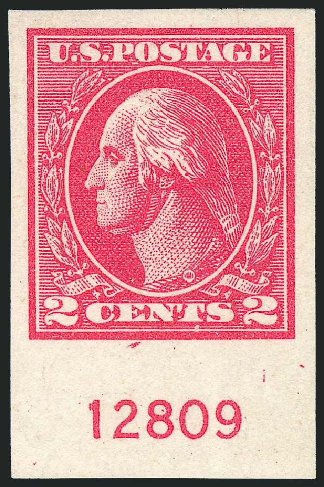 US Stamp Value Scott Catalogue 534B - 2c 1920 Washington Offset Imperf. Robert Siegel Auction Galleries, Oct 2011, Sale 1014, Lot 2032