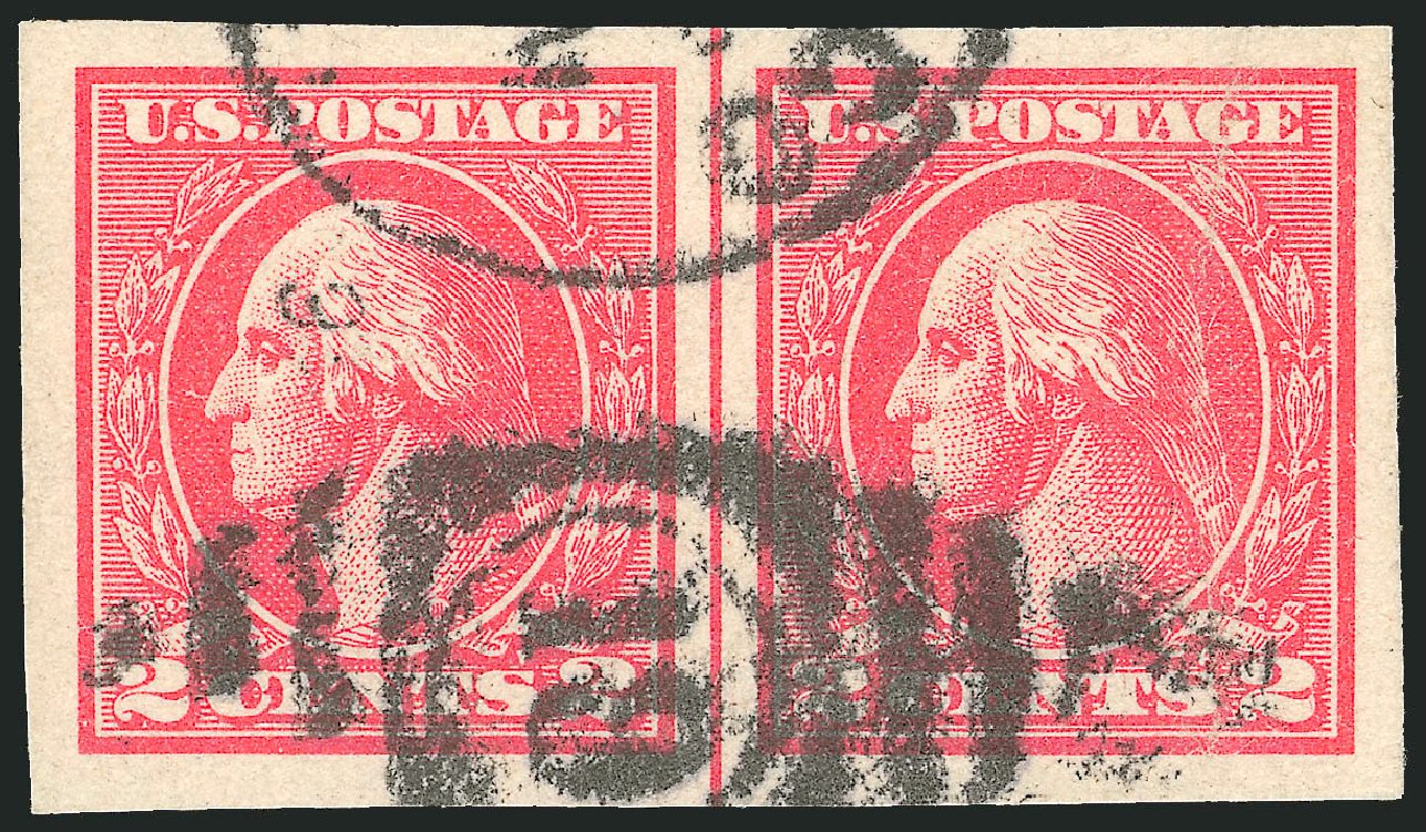 Value of US Stamps Scott Catalogue 534B - 1920 2c Washington Offset Imperf. Robert Siegel Auction Galleries, Sep 2012, Sale 1028, Lot 452