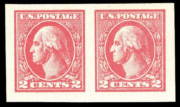 Costs of US Stamps Scott Cat. 534B - 2c 1920 Washington Offset Imperf. Cherrystone Auctions, Mar 2008, Sale 200803, Lot 296