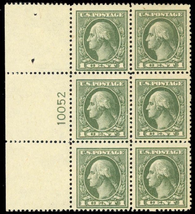 US Stamps Value Scott Catalogue 536: 1919 1c Washington Offset Perf 12.5. Daniel Kelleher Auctions, Mar 2013, Sale 635, Lot 647