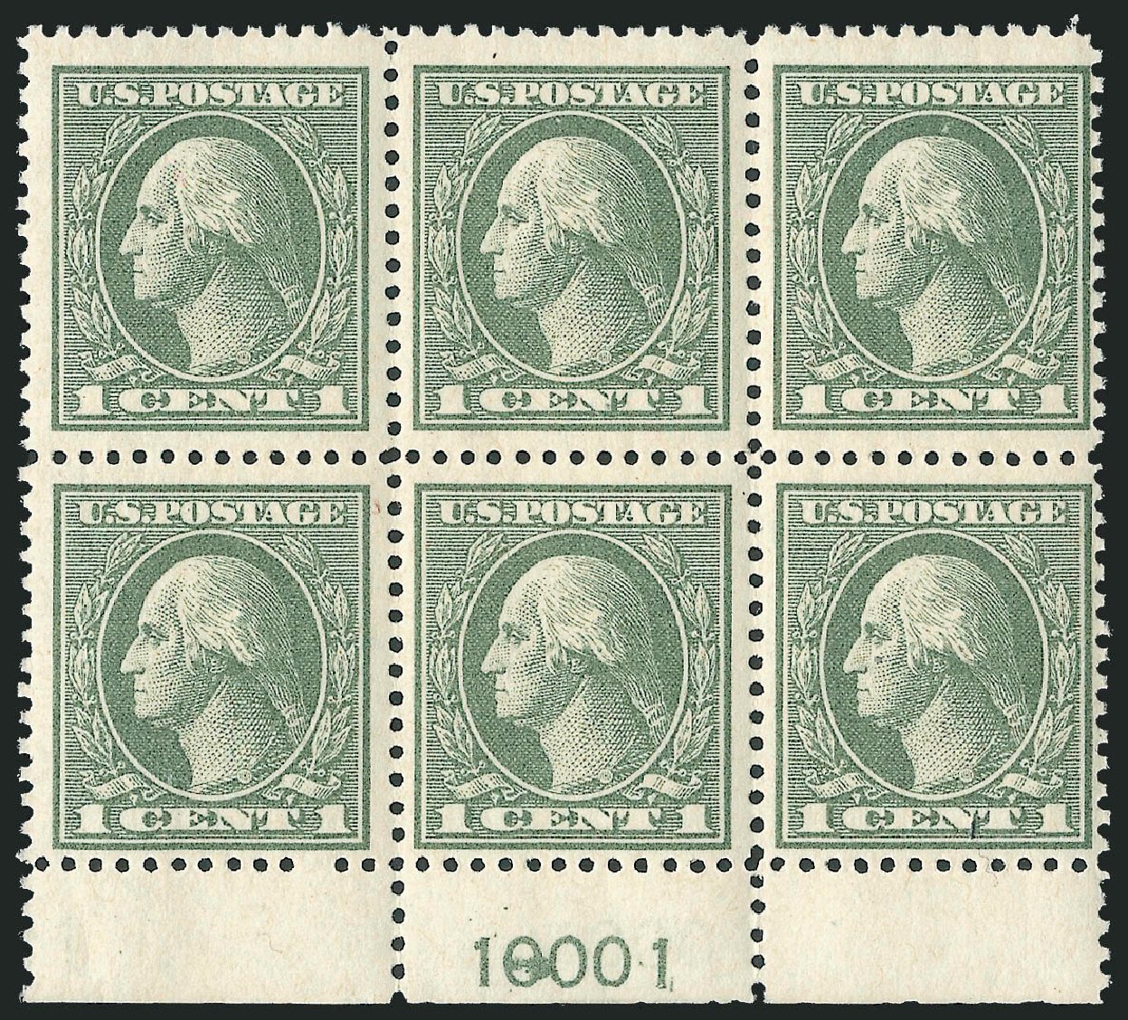 Prices of US Stamps Scott Catalogue # 536: 1919 1c Washington Offset Perf 12.5. Robert Siegel Auction Galleries, Mar 2013, Sale 1040, Lot 1940
