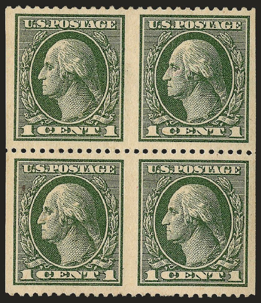 US Stamps Price Scott Cat. #536: 1c 1919 Washington Offset Perf 12.5. Robert Siegel Auction Galleries, Sep 2009, Sale 968B, Lot 711