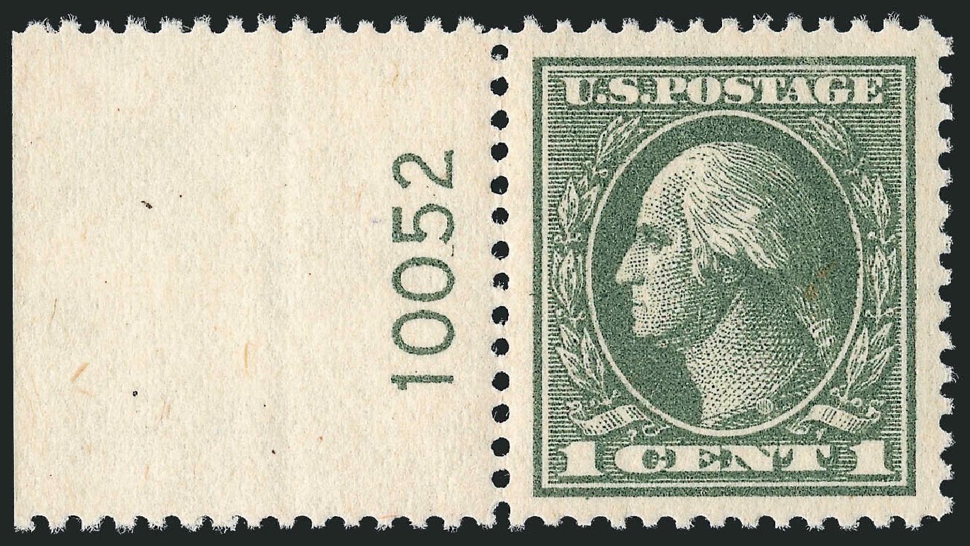 Prices of US Stamp Scott Catalog #536 - 1919 1c Washington Offset Perf 12.5. Robert Siegel Auction Galleries, Oct 2011, Sale 1014, Lot 2034