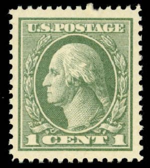 US Stamps Prices Scott Catalogue # 536: 1c 1919 Washington Offset Perf 12.5. Daniel Kelleher Auctions, Mar 2013, Sale 635, Lot 645