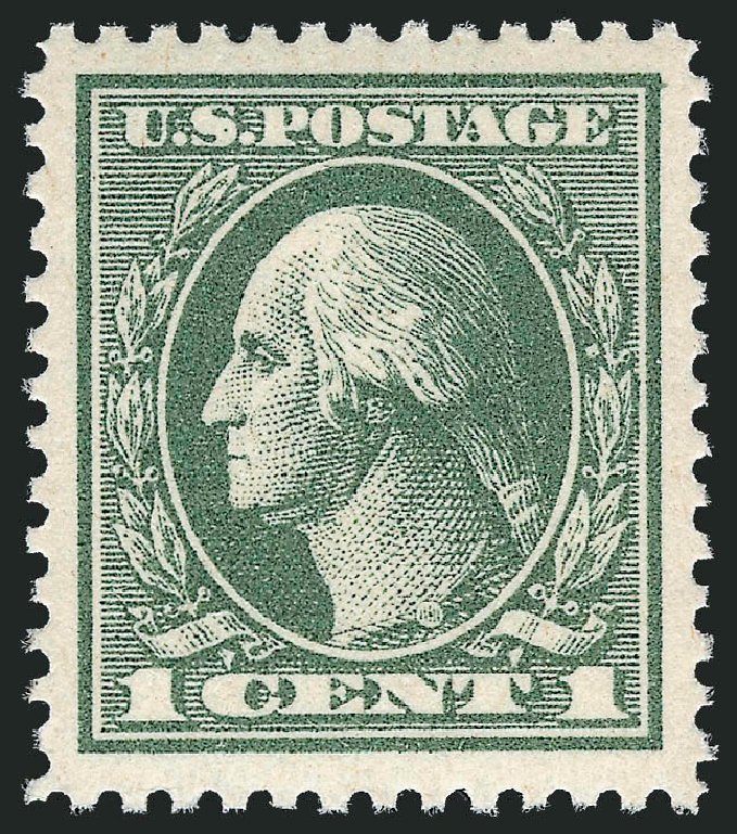 Value of US Stamps Scott Catalogue #536 - 1919 1c Washington Offset Perf 12.5. Robert Siegel Auction Galleries, Jun 2011, Sale 1011, Lot 786