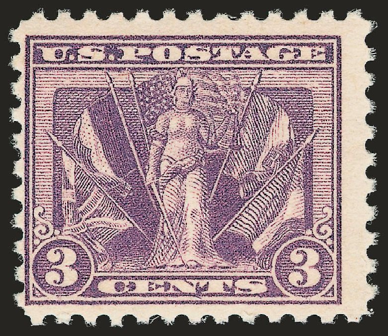 Prices of US Stamp Scott Catalog #537: 3c 1919 Victory. Robert Siegel Auction Galleries, Sep 2009, Sale 976, Lot 2127