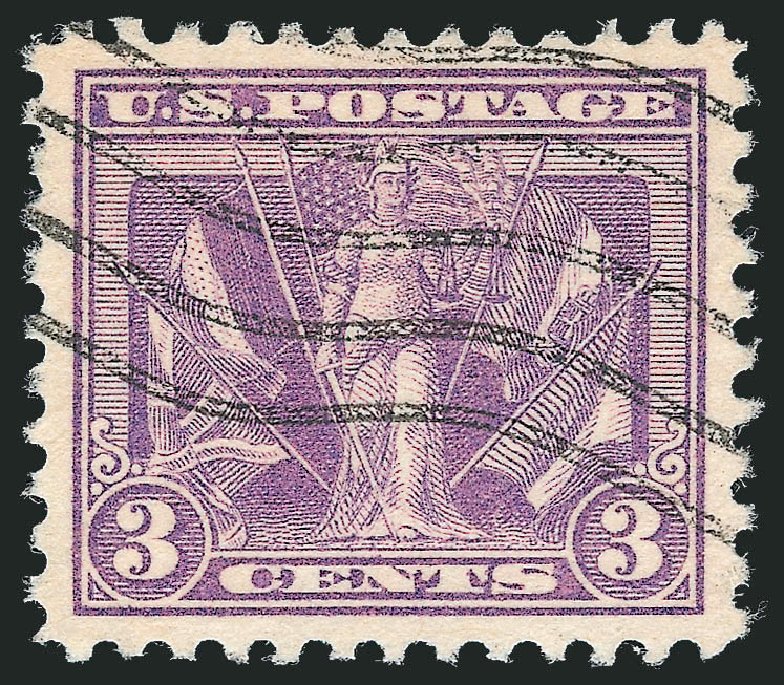 Values of US Stamps Scott Cat. # 537 - 3c 1919 Victory. Robert Siegel Auction Galleries, Oct 2012, Sale 1032, Lot 3628