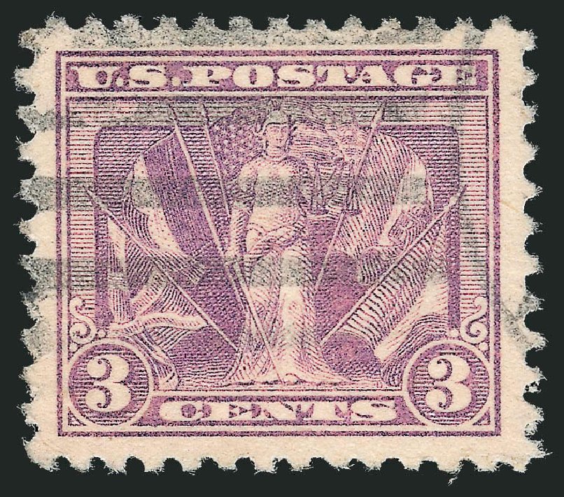 Price of US Stamp Scott 537 - 1919 3c Victory. Robert Siegel Auction Galleries, Oct 2012, Sale 1032, Lot 3630