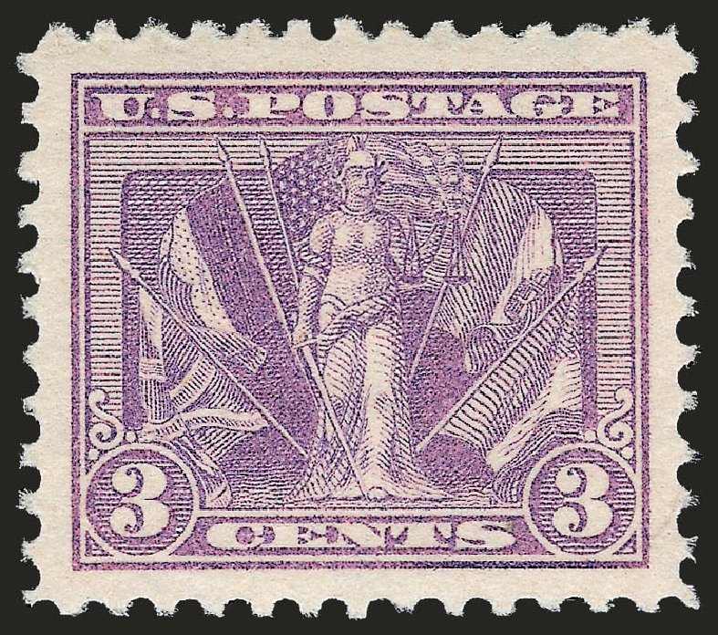 US Stamp Price Scott Catalogue # 537: 1919 3c Victory. Robert Siegel Auction Galleries, Dec 2008, Sale 967, Lot 4910
