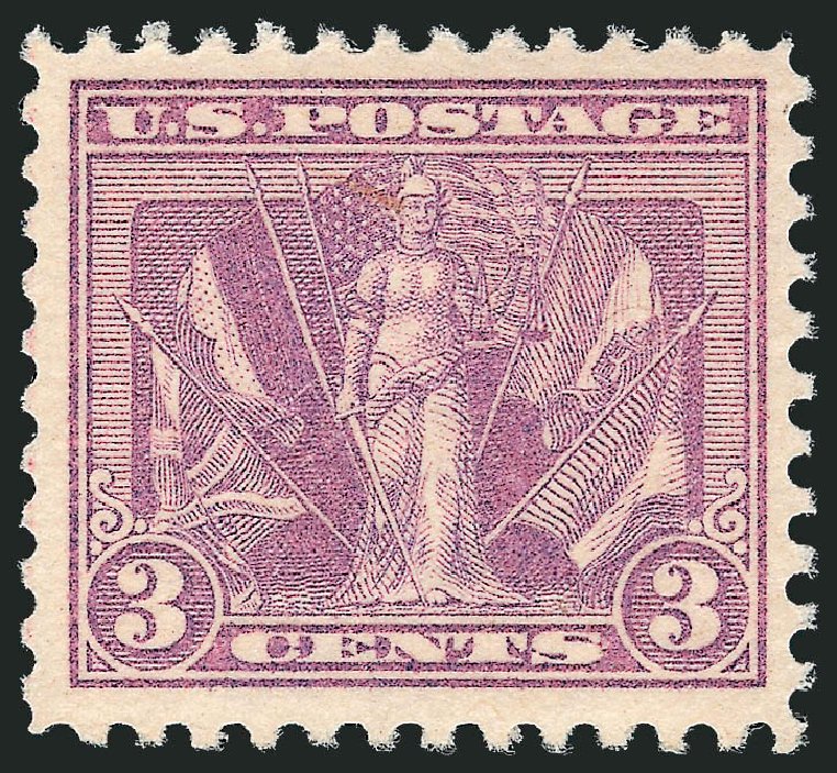 Value of US Stamp Scott #537 - 3c 1919 Victory. Robert Siegel Auction Galleries, Oct 2011, Sale 1013, Lot 466