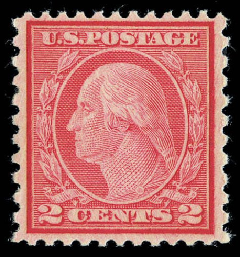 US Stamps Value Scott Catalogue #539 - 1919 2c Washington Rotary Perf 11x10. Matthew Bennett International, Sep 2012, Sale 345, Lot 377