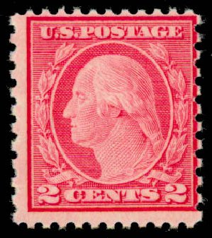 US Stamp Value Scott Cat. #539 - 2c 1919 Washington Rotary Perf 11x10. Daniel Kelleher Auctions, Sep 2013, Sale 639, Lot 3658
