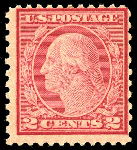 US Stamps Prices Scott Catalog # 539 - 1919 2c Washington Rotary Perf 11x10. Matthew Bennett International, May 2014, Sale 350, Lot 659