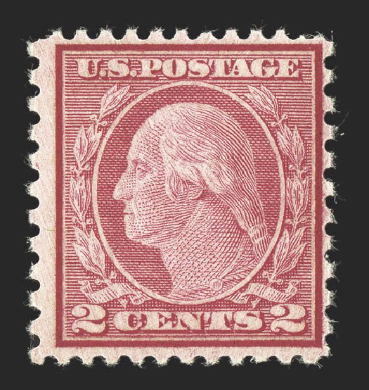 Values of US Stamp Scott Catalogue 539 - 2c 1919 Washington Rotary Perf 11x10. Spink Shreves Galleries, Jul 2012, Sale 140, Lot 299