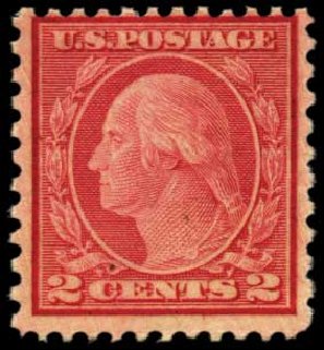 Value of US Stamp Scott Catalog #539 - 1919 2c Washington Rotary Perf 11x10. Harmer-Schau Auction Galleries, Feb 2012, Sale 92, Lot 1194