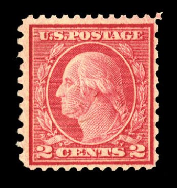 US Stamp Value Scott # 539: 2c 1919 Washington Rotary Perf 11x10. Cherrystone Auctions, Jul 2015, Sale 201507, Lot 2172