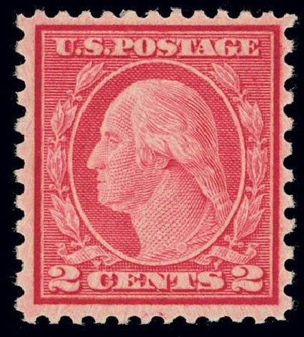 US Stamps Price Scott Catalogue #539 - 1919 2c Washington Rotary Perf 11x10. Daniel Kelleher Auctions, Feb 2013, Sale 634, Lot 316
