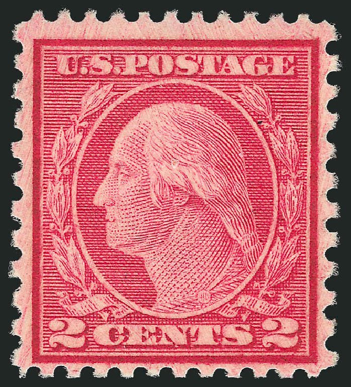 US Stamps Values Scott Catalogue 539 - 1919 2c Washington Rotary Perf 11x10. Robert Siegel Auction Galleries, Dec 2014, Sale 1090, Lot 1576