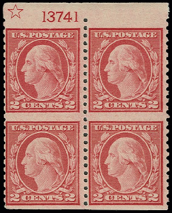 US Stamps Price Scott Cat. #540 - 1919 2c Washington Rotary Perf 11x10. H.R. Harmer, Jun 2013, Sale 3003, Lot 1387