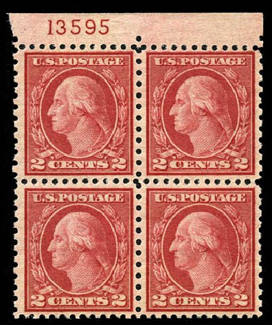 US Stamps Value Scott Catalog 540: 2c 1919 Washington Rotary Perf 11x10. Matthew Bennett International, Mar 2012, Sale 344, Lot 4668